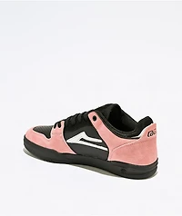 Lakai Joslin Telford Low Black & Pink Skate Shoes