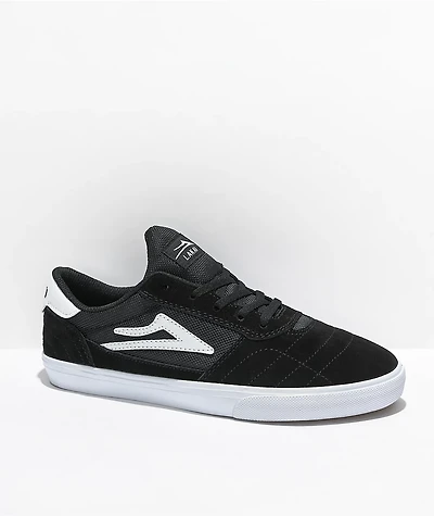 Lakai Kids' Cambridge Black & White Skate Shoes