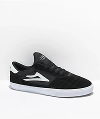 Lakai Kids' Cambridge Black & White Skate Shoes