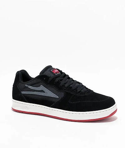 Lakai Ludlow Black & White Skate Shoes