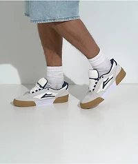 Lakai Payload White, Blue, & Gum Skate Shoes