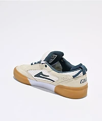 Lakai Payload White, Blue, & Gum Skate Shoes