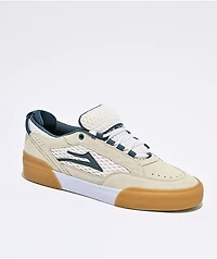Lakai Payload White, Blue, & Gum Skate Shoes
