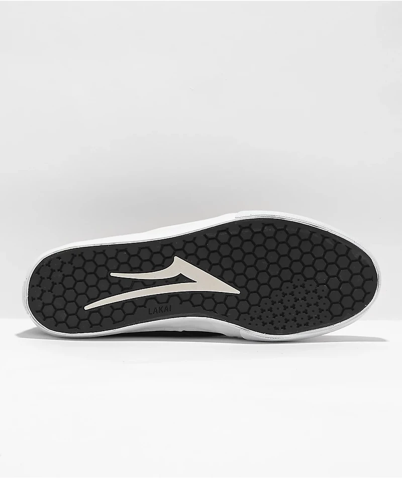 Lakai Riley 3 Black & Purple Suede Skate Shoes