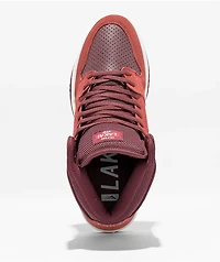 Lakai Telford Burgundy Suede Skate Shoes