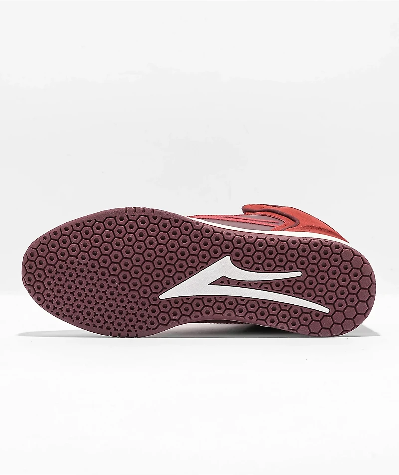 Lakai Telford Burgundy Suede Skate Shoes