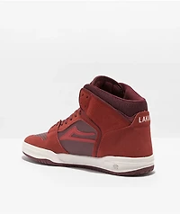 Lakai Telford Burgundy Suede Skate Shoes