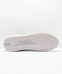 Lakai Telford White Leather Low Top Skate Shoes