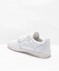 Lakai Telford White Leather Low Top Skate Shoes