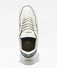 Lakai Terrace Cream & Pine Leather Skate Shoes