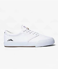 Lakai Wilkins White Canvas Skate Shoes