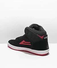 Lakai x Doomsayers Telford Black & Red High Top Skate Shoes