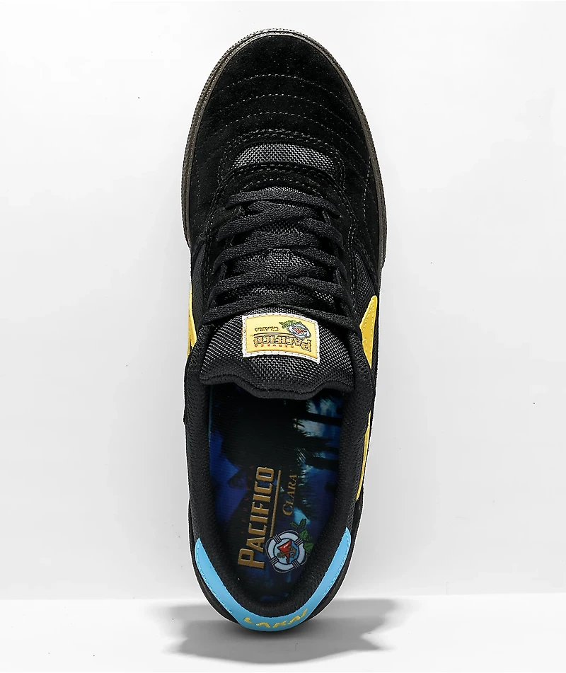 Lakai x Pacifico Cambridge Black & Gum Skate Shoes