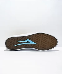 Lakai x Pacifico Cambridge White & Cyan Skate Shoes