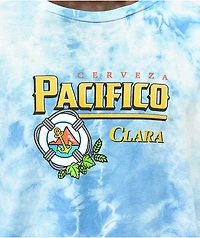 Lakai x Pacifico Cerveza Blue & White Tie Dye Long Sleeve T-Shirt