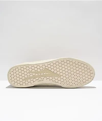 Lakai x Paterson Cambridge Cream Leather Skate Shoes
