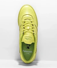 Lakai x Paterson Cambridge Lime Green Leather Skate Shoes