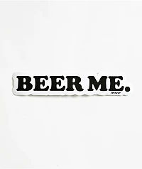 Lamebrain Beer Me Sticker