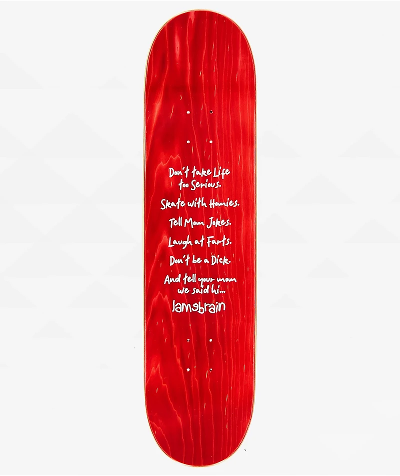 Lamebrain Bowl Riders Association 8.0" Skateboard Deck