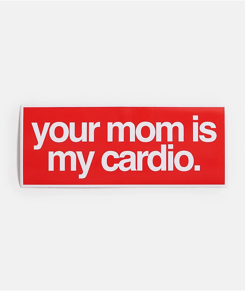 Lamebrain Cardio Sticker