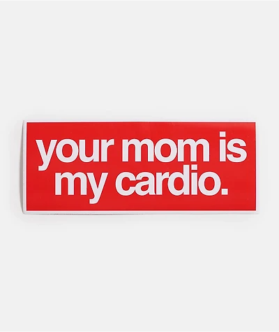 Lamebrain Cardio Sticker