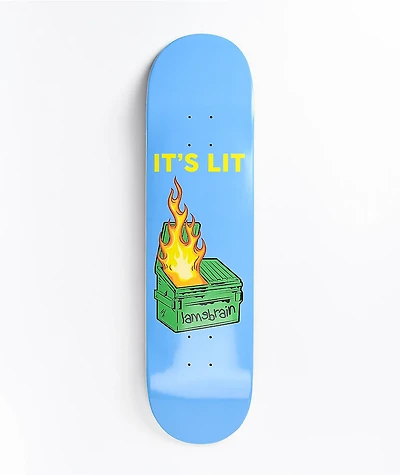 Lamebrain Dumpster Fire 8.25" Skateboard Deck