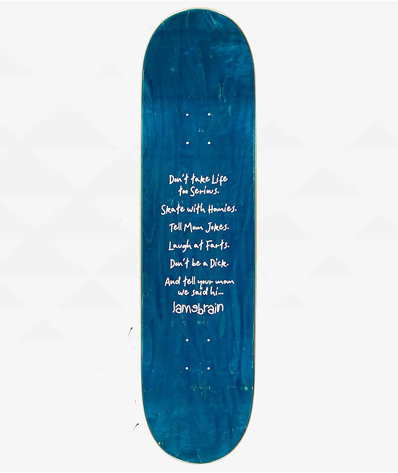 Lamebrain How To 8.5" Skateboard Deck