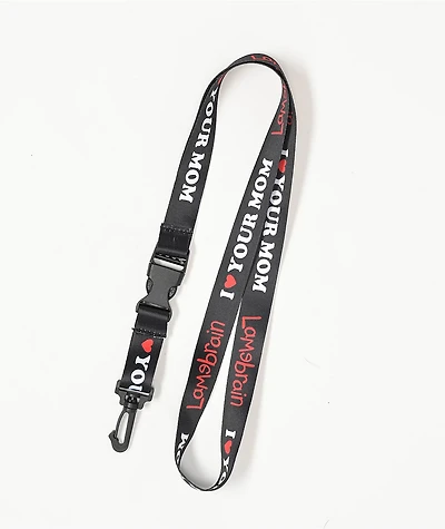 Lamebrain True Love Black Lanyard