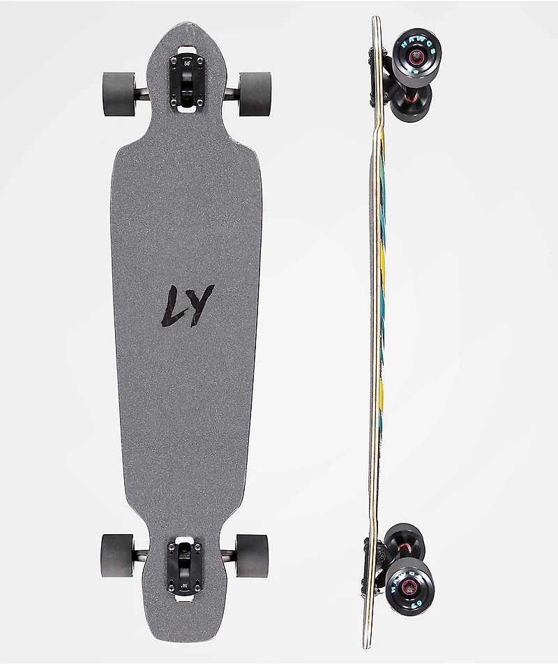 Landyachtz Battle Axe Spectrum 38" Drop Through Longboard Complete