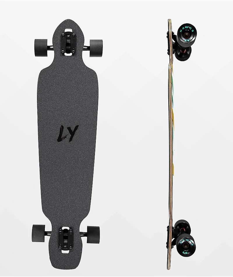 Landyachtz Battle Axe Spectrum 38" Drop Through Longboard Complete