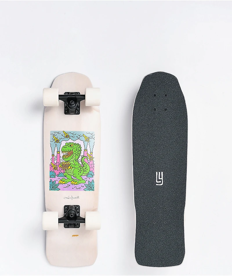 Landyachtz Dinghy Black 28" Cruiser Skateboard Complete