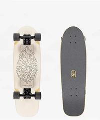Landyachtz Dinghy Pinecone White Blunt Cruiser Skateboard Complete