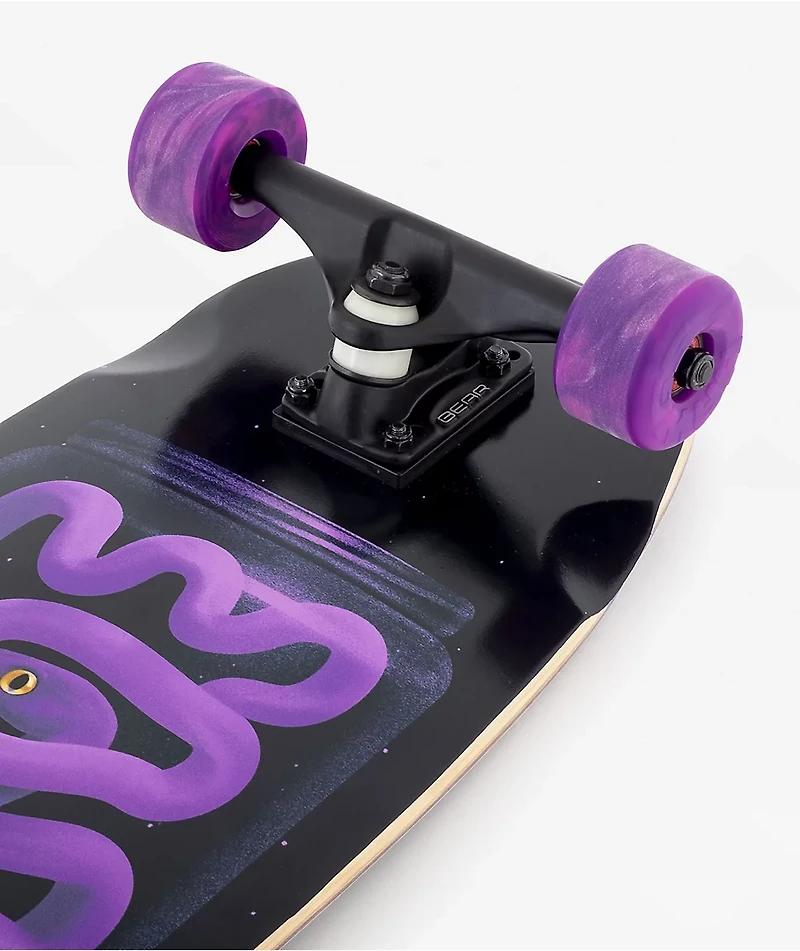 Landyachtz Tugboat Purple Snek 30" Cruiser Skateboard Complete