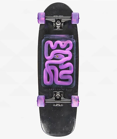 Landyachtz Tugboat Purple Snek 30" Cruiser Skateboard Complete