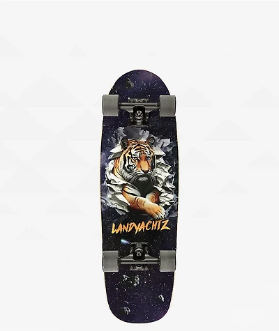 Landyachtz Tugboat Space Tiger 30" Cruiser Skateboard Complete