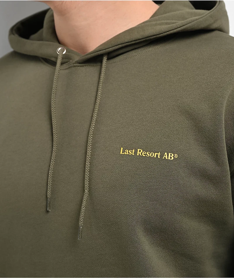 Last Resort AB Atlas Monogram Olive Hoodie
