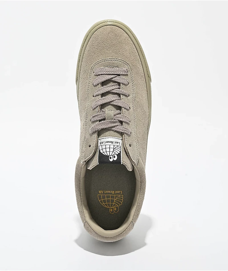 Last Resort AB VM001-LO Suede Full Dip Silver Birch Skate Shoes