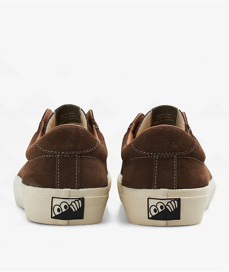Last Resort AB VM001-Lo Bison Brown & White Skate Shoes