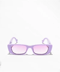 Lavender Rectangle Sunglasses