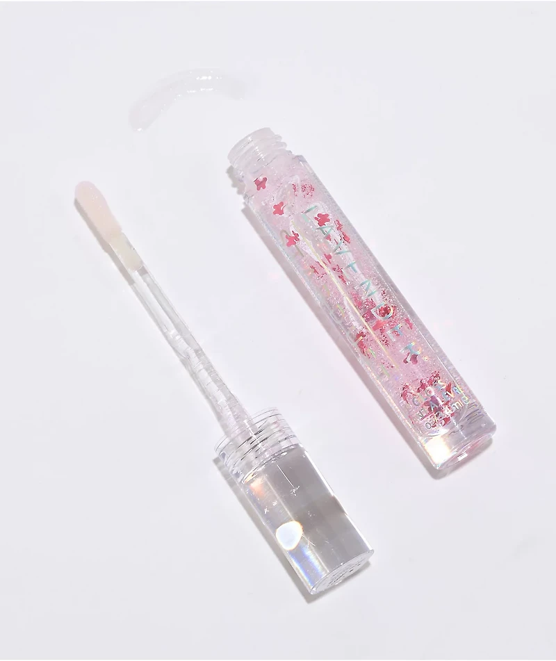 Lavender Stardust Bubble Butterfly Cosmic Lip Gloss