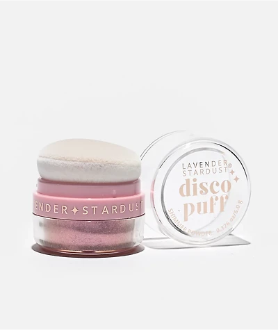 Lavender Stardust Disco Puff Pink Peony Shimmer Powder