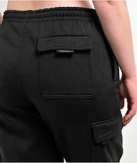 Leah Kirsch Black Cargo Sweatpants