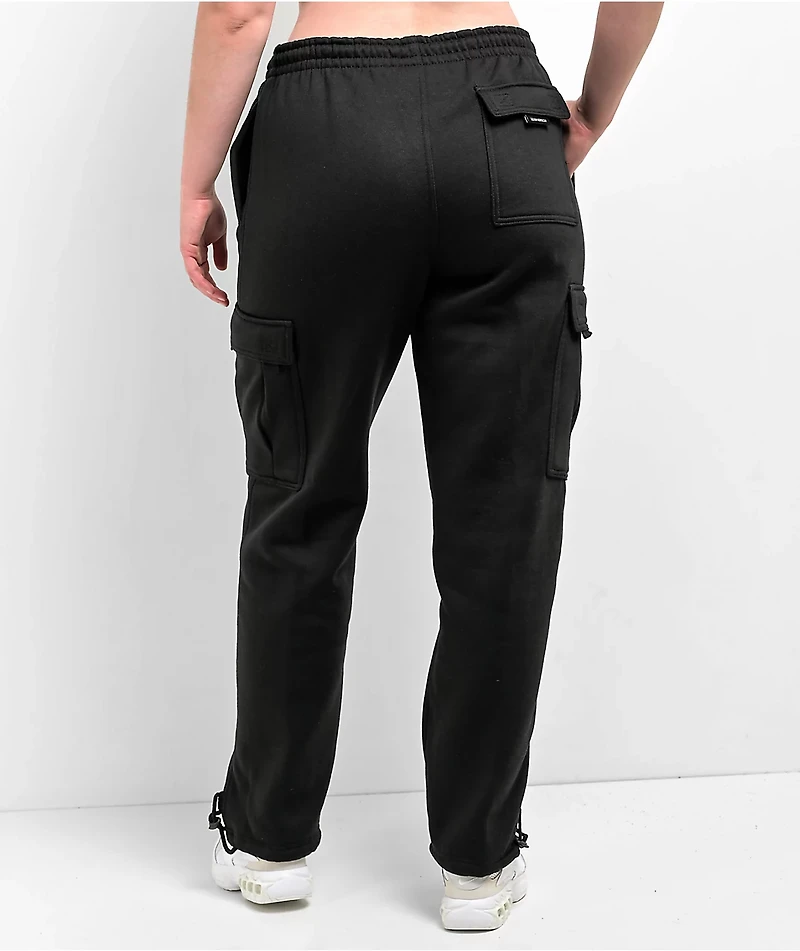 Leah Kirsch Black Cargo Sweatpants