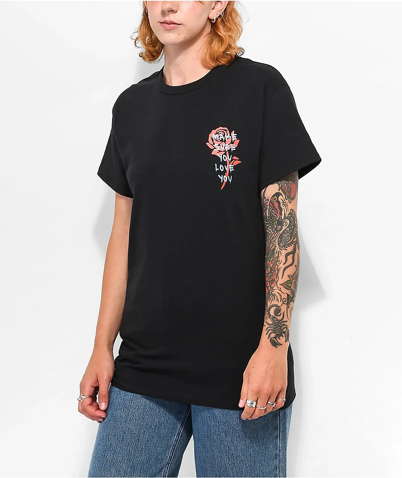 Leah Kirsch Make Sure You Love Black T-Shirt
