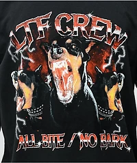 Learn To Forget All Bite No Bark Black T-Shirt
