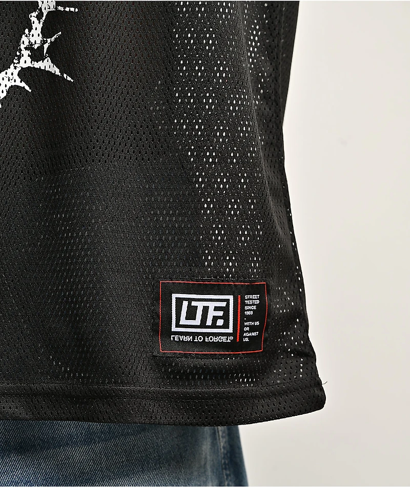 Learn To Forget Angel Black Football Jersey
