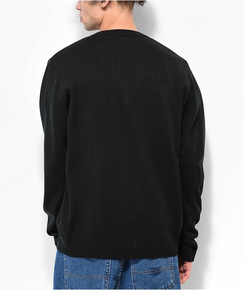 Learn To Forget Cry Later Black Cardigan