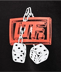 Learn To Forget Dice Logo Black T-Shirt