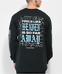 Learn To Forget Feels Like Heaven Black Long Sleeve T-Shirt