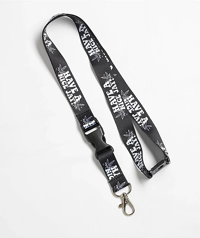 Learn To Forget Have A Nice Jay Black Lanyard